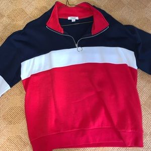 half zip garage sweater